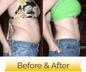 Sarina's before and after